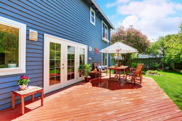 Blue Siding Installation in Kenosha